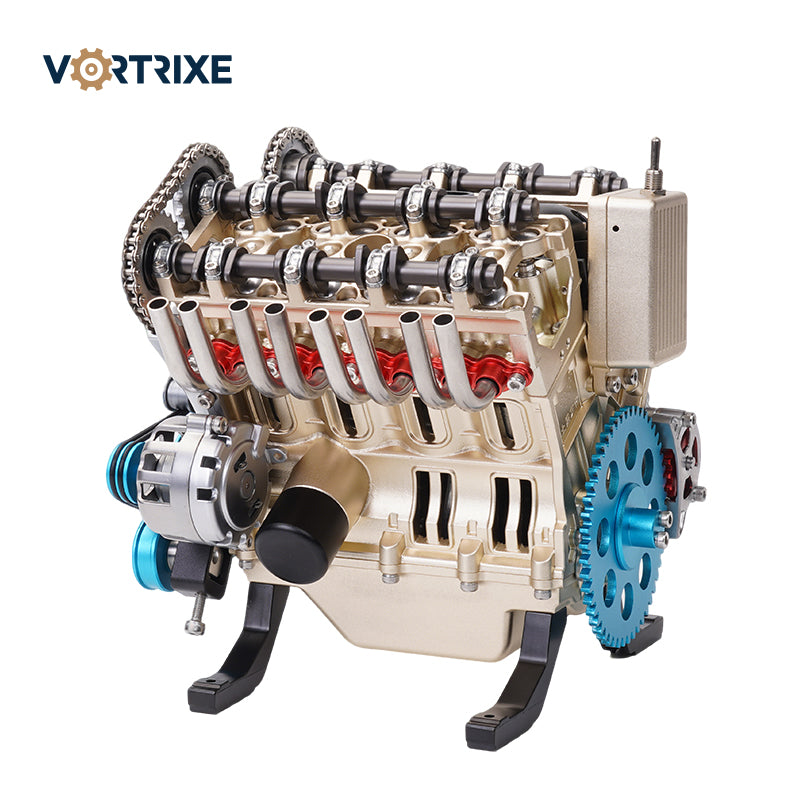 VORTRIXE & TECHING V8 Engine Metal Assembly DIY Model Kit – Vortrixe