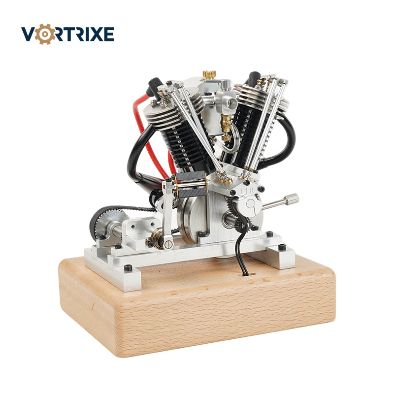 VORTRIXE Motorcycle Mini V-twin Hoglet Engine V2 Gasoline 4-Stroke Engine Model